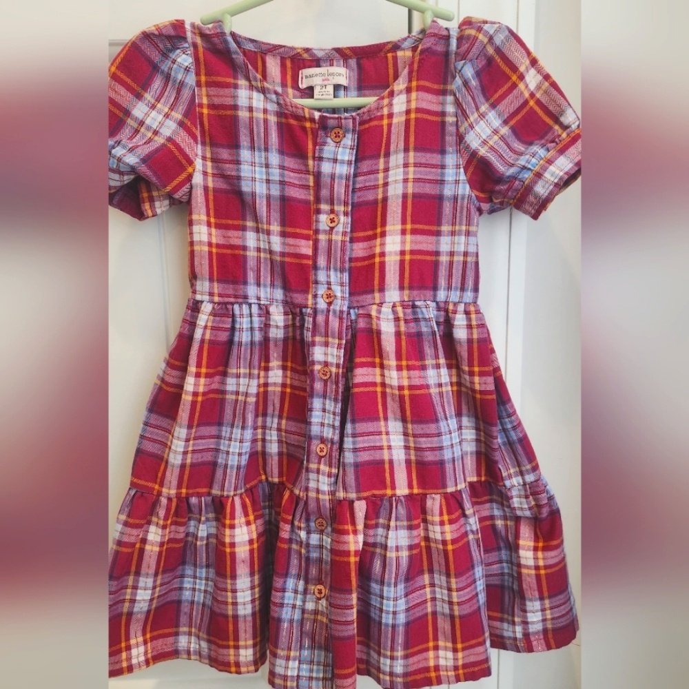 nanette lapore Toddler Plaid dress